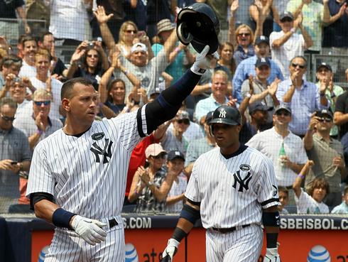 alex rodriguez hitting a homerun. Yankees#39; Alex Rodriguez hits
